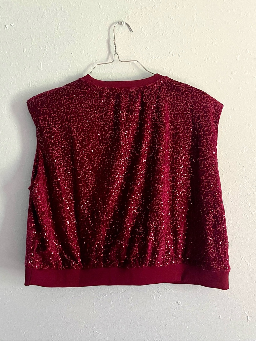 Red sequin top - Picture 7 of 7